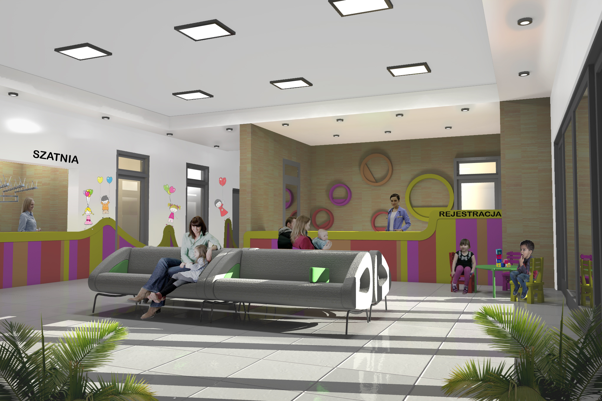 Widok ogrodu i tarasu